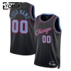 Barn Chicago Bulls Tröja Skräddarsydda Nike 2025-26 City Edition Svart Swingman Barn Chicago Bulls Tröja Skräddarsydda Nike 2025-26 City Edition Svart Swingman